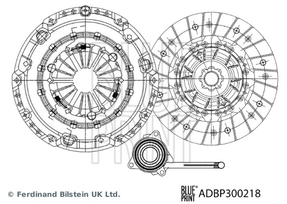 BLUE PRINT Kuplungszett ADBP300218_BLP