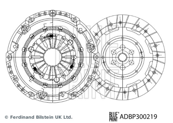 BLUE PRINT Kuplungszett ADBP300219_BLP