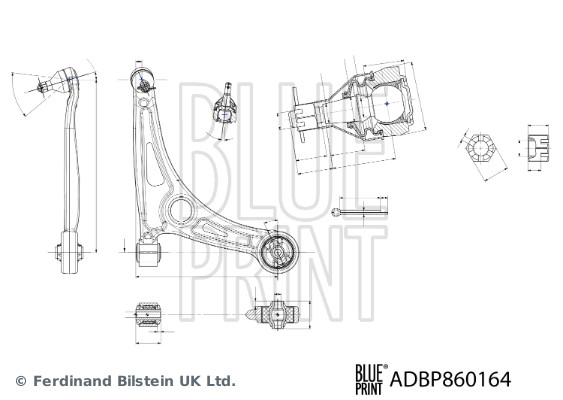 BLUE PRINT Lengőkar ADBP860164_BLP