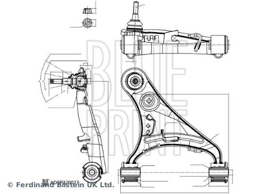 BLUE PRINT Lengőkar ADBP860192_BLP