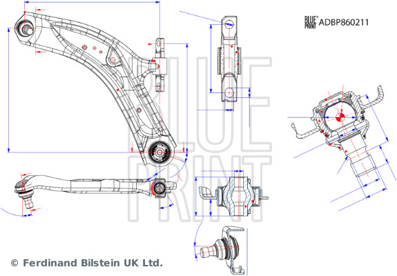 BLUE PRINT Lengőkar ADBP860211_BLP