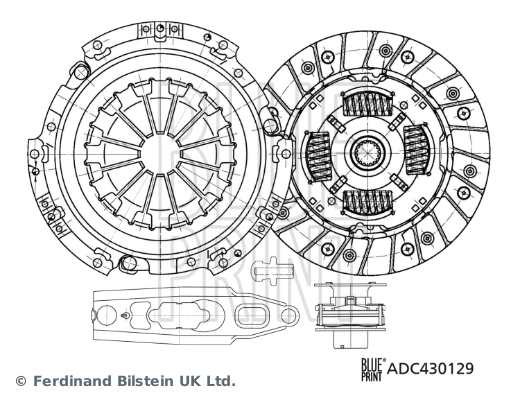 BLUE PRINT Kuplungszett (3db) ADC430129_BLP