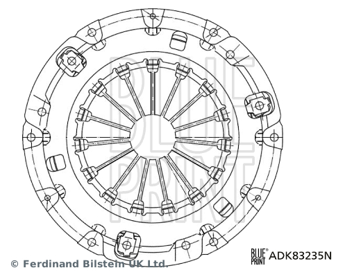 BLUE PRINT Kuplungszerkezet ADK83235N_BLP