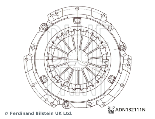 BLUE PRINT Kuplungszerkezet ADN132111N_BLP