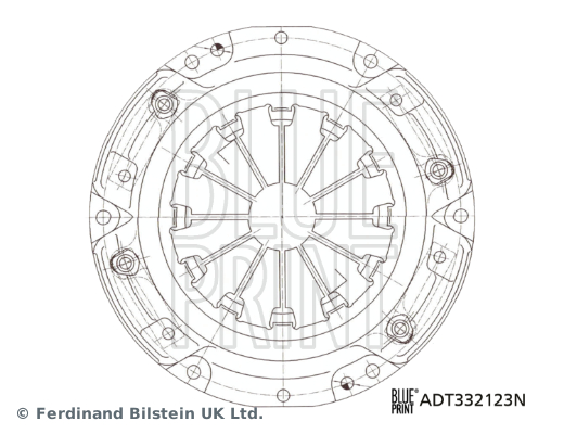 BLUE PRINT Kuplungszerkezet ADT332123N_BLP