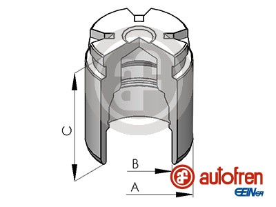 AUTOFREN Féknyereg dugattyú D025116_AFREN