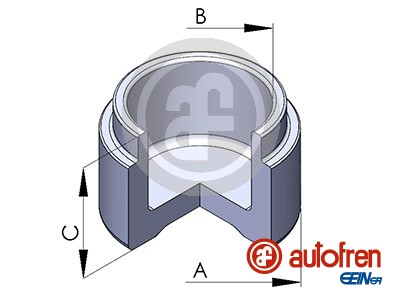 AUTOFREN Féknyereg dugattyú D025127_AFREN