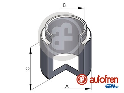 AUTOFREN Féknyereg dugattyú D025128_AFREN