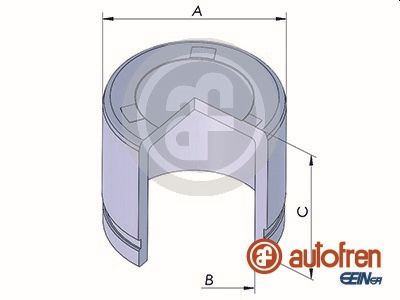 AUTOFREN Féknyereg dugattyú D025322_AFREN