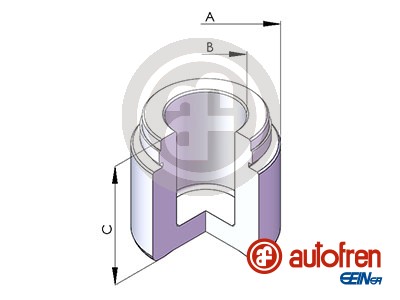 AUTOFREN Féknyereg dugattyú D025485_AFREN