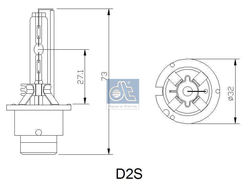 DIESEL TECHNIC Izzó, xenon 1.21595_DT