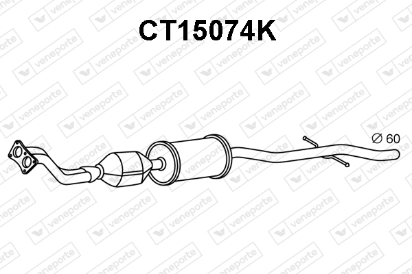 VENEPORTE Katalizátor CT15074K_VENE