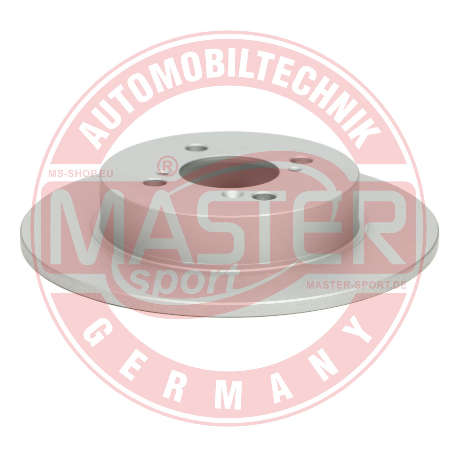 MASTER SPORT Hátsó féktárcsa 24010901751-PCS-MS_MS