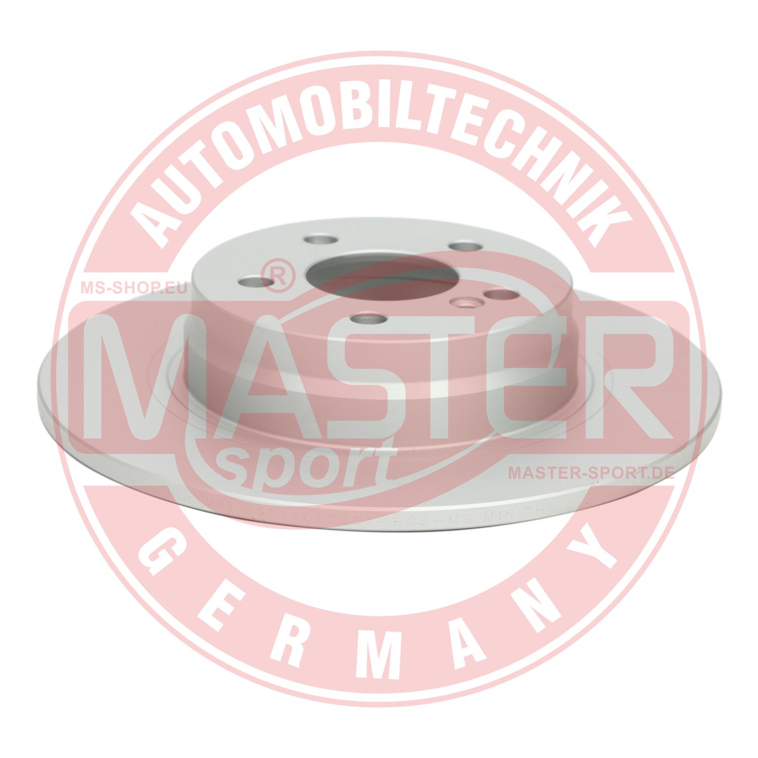 MASTER SPORT Hátsó féktárcsa 24011003281-PCS-MS_MS