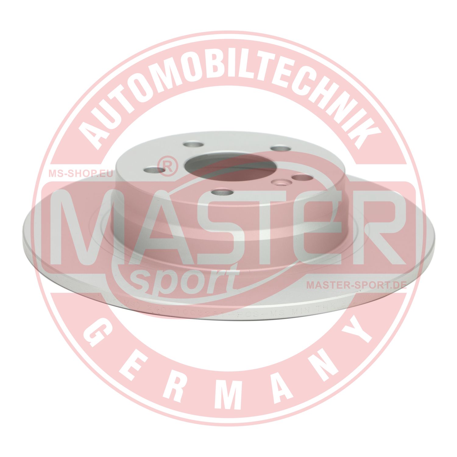 MASTER SPORT Hátsó féktárcsa 24011003281PR-PCS-MS_MS