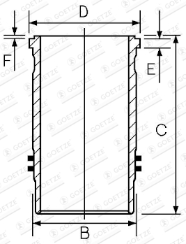 GOETZE ENGINE Hengerpersely 15-480440-00