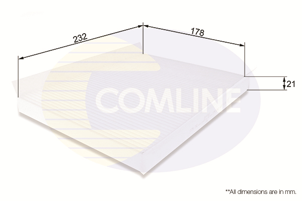 COMLINE Pollenszűrő EKF103_COM