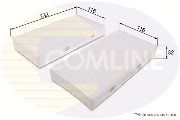 COMLINE Pollenszűrő EKF379-2_COM