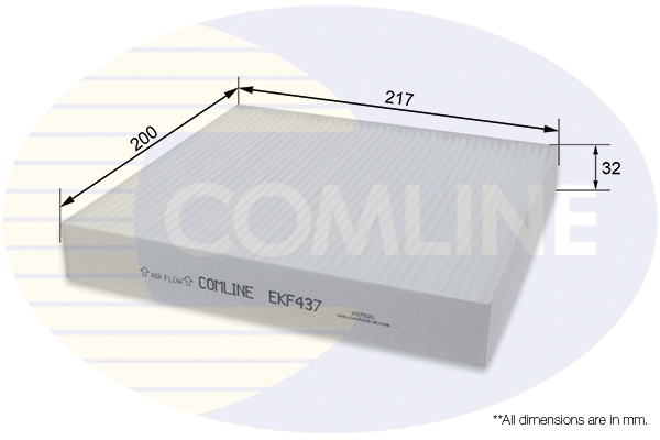 COMLINE Pollenszűrő EKF437_COM