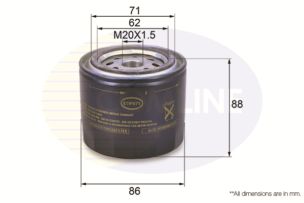 COMLINE Olajszűrő EOF071_COM