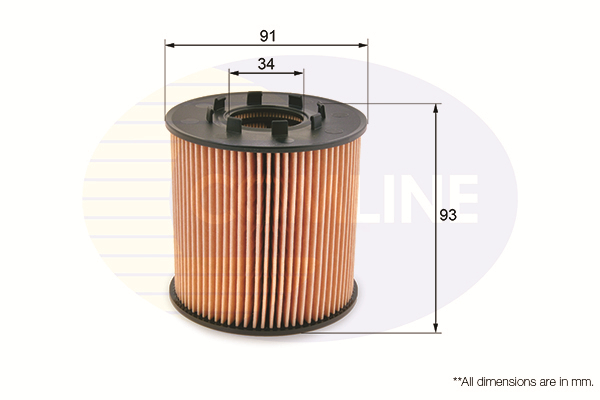 COMLINE Olajszűrő betét EOF172_COM