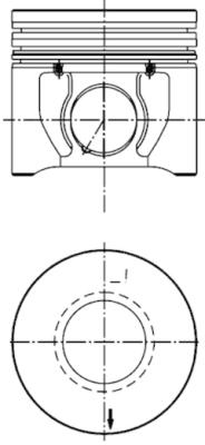 KOLBENSCHMIDT Dugattyú 40172610