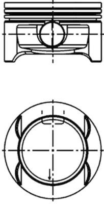 KOLBENSCHMIDT Dugattyú 40384610