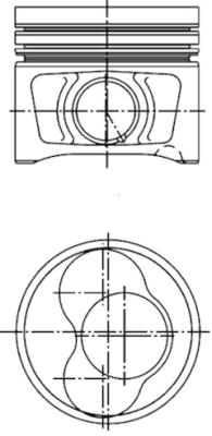 KOLBENSCHMIDT Dugattyú 40408600