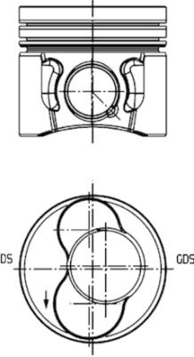 KOLBENSCHMIDT Dugattyú 40422620