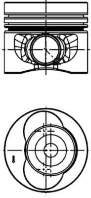 KOLBENSCHMIDT Dugattyú 40683600