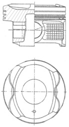 KOLBENSCHMIDT Dugattyú 41250610