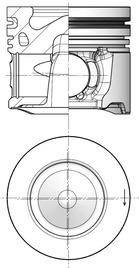 KOLBENSCHMIDT Dugattyú 41253600