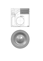 KOLBENSCHMIDT Dugattyú 40670600