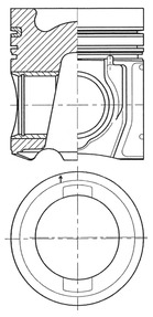 KOLBENSCHMIDT Dugattyú 41521600