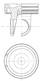 KOLBENSCHMIDT Dugattyú 41758600