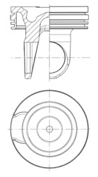 KOLBENSCHMIDT Dugattyú 41759600