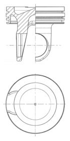 KOLBENSCHMIDT Dugattyú 41760600