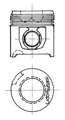 KOLBENSCHMIDT Dugattyú 90152600