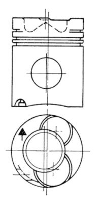 KOLBENSCHMIDT Dugattyú 90221600