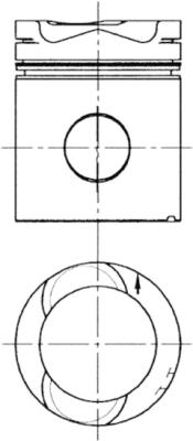 KOLBENSCHMIDT Dugattyú 91639600