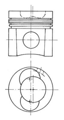 KOLBENSCHMIDT Dugattyú 90872600