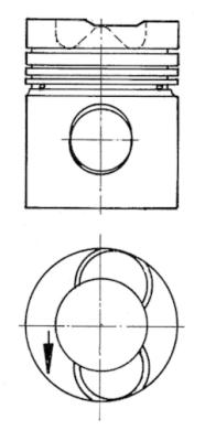 KOLBENSCHMIDT Dugattyú 90946600