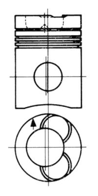 KOLBENSCHMIDT Dugattyú 91360600