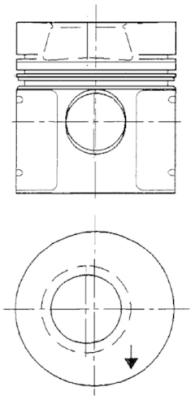 KOLBENSCHMIDT Dugattyú 91550600