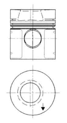 KOLBENSCHMIDT Dugattyú 91551610