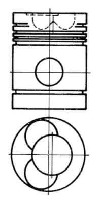 KOLBENSCHMIDT Dugattyú 91571600