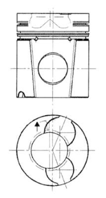 KOLBENSCHMIDT Dugattyú 92128600