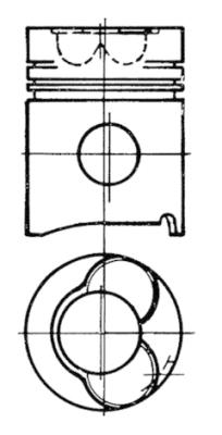 KOLBENSCHMIDT Dugattyú 92130600