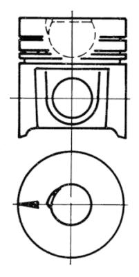 KOLBENSCHMIDT Dugattyú 92656600