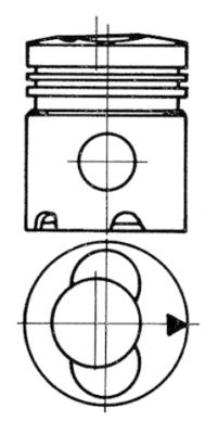 KOLBENSCHMIDT Dugattyú 93535600